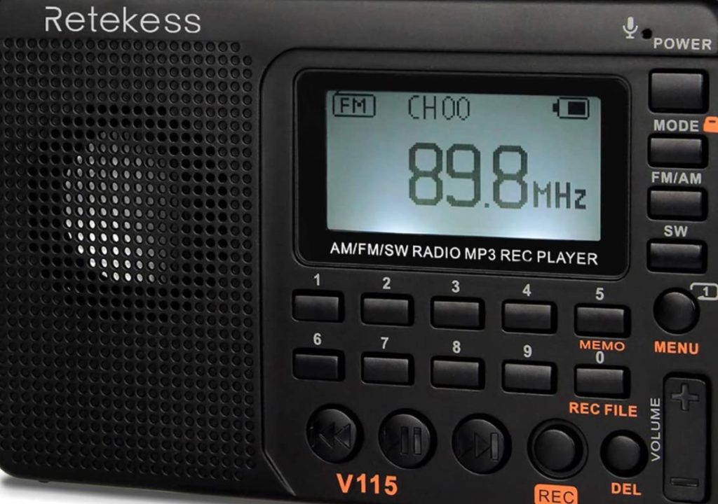 Retekess V115 Shortwave Radio - AM FM Digital Radio